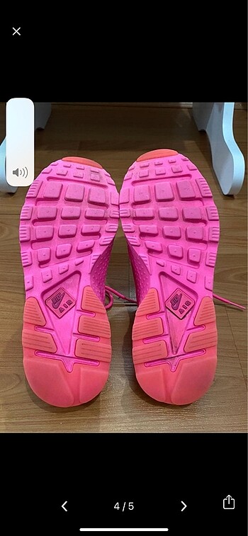 38,5 Beden pembe Renk Nike Air spor ayakkabı . 38.5