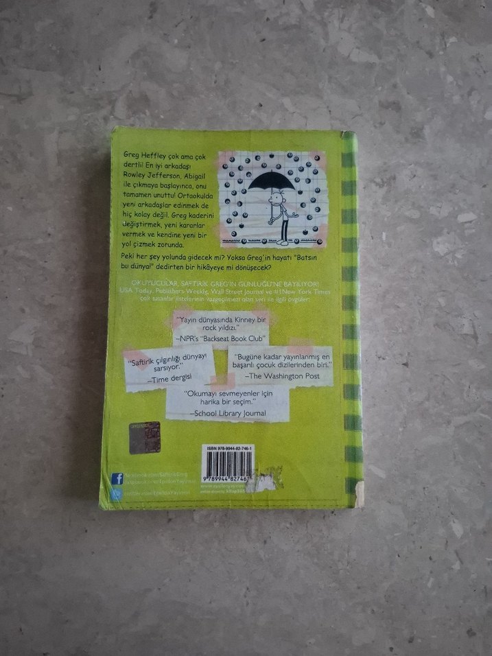 Wimpy Kid Saftirik Greg'in Günlüğü çocuk kitabı - Görsel 2