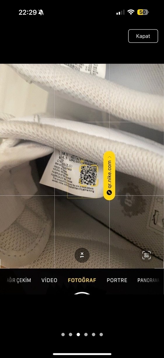 Beyaz Air Force Spor Ayakkabı - Görsel 3