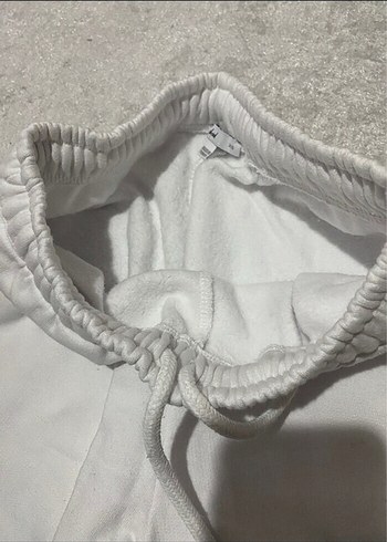 Beyaz Pamuklu Kadın Eşofman - Görsel 3