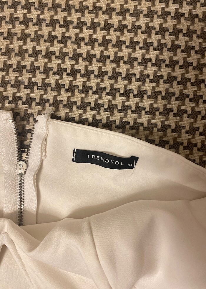 beyaz straplez mini korse - Görsel 3