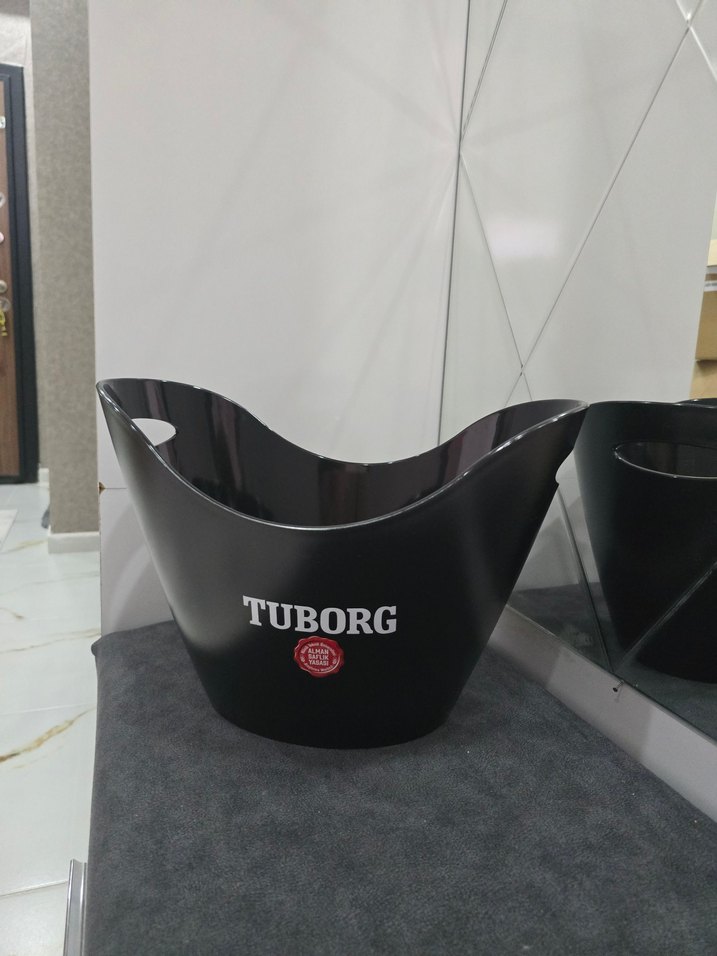 Siyah Tuborg Buz Kovası - Görsel 3