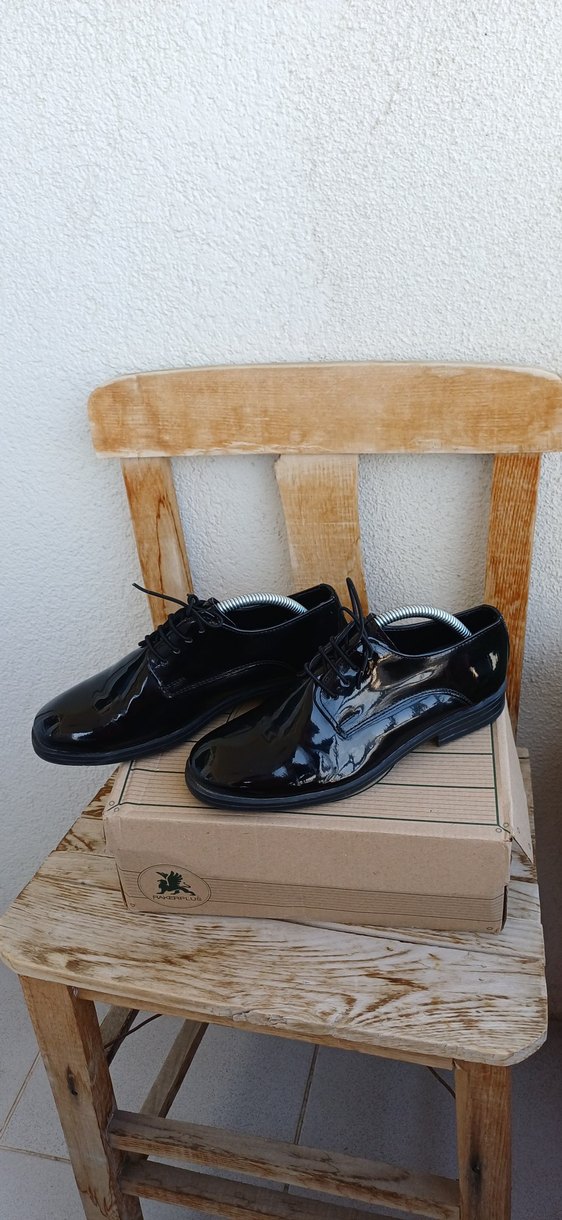 Erkek Çocuk Rugan Klasik Ayakkabı - Görsel 5