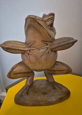 El Yapımı Kurbağa Figürü - Görsel 2