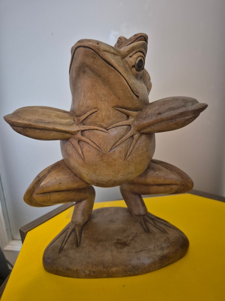 El Yapımı Kurbağa Figürü - Görsel 2