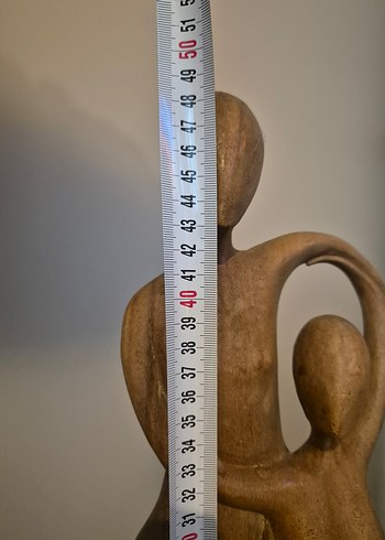 El Yapımı Oyma Ahşap Soyut Figür - Görsel 4