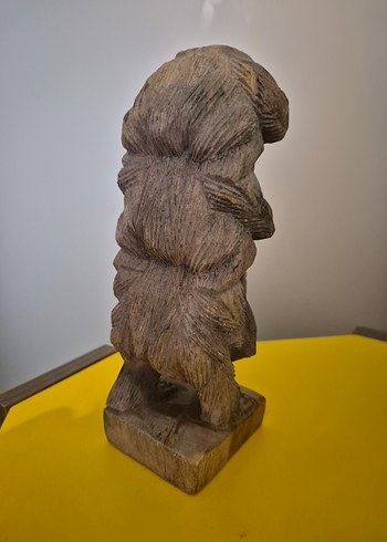 El Yapımı Ahşap Maymun Figürin - Görsel 3