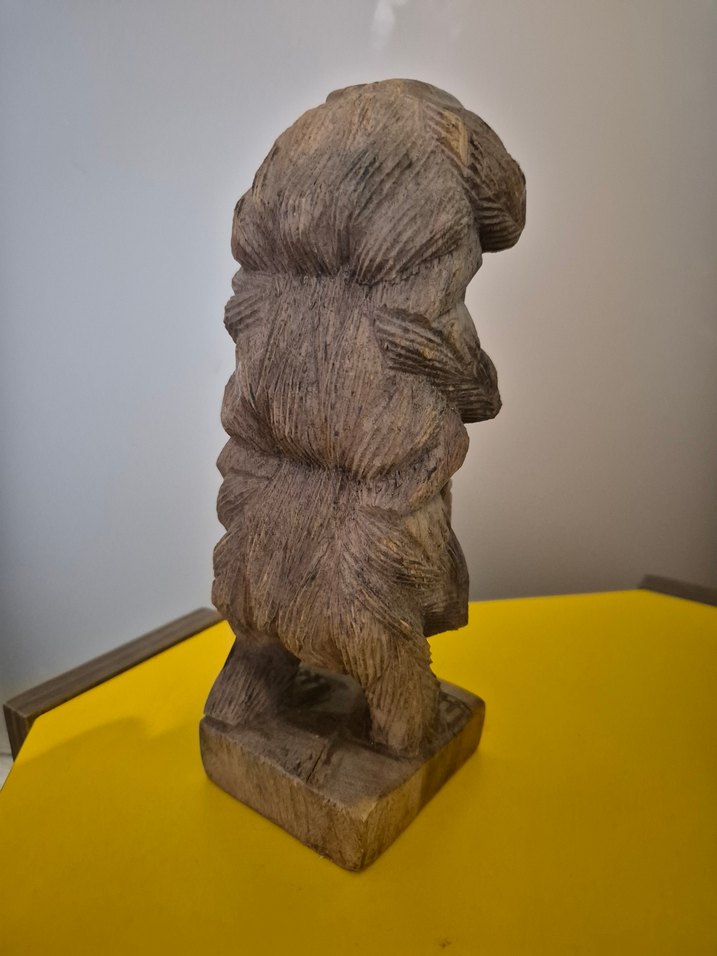 El Yapımı Ahşap Maymun Figürin - Görsel 3