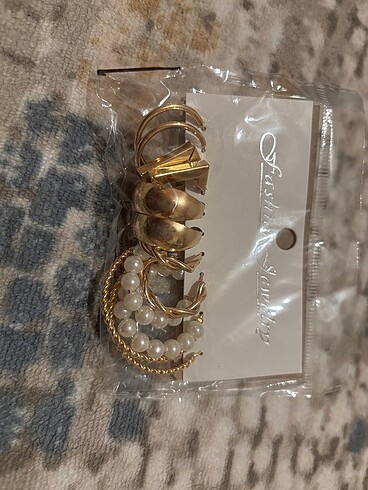 Accessorize 6 Çift Halka Küpe