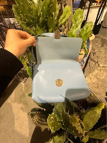Zara Buz mavisi çanta