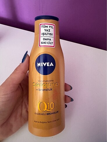 Nivea Q10 bronzlaştırıcı sıkılaştırıcı