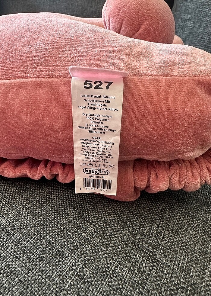 Melek Kanadı Bebek Koruma Yastığı - Görsel 3