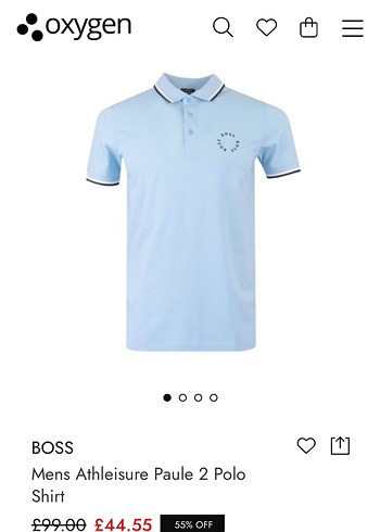 Mavi Düğmeli Kısa Kollu Polo Tişört - Görsel 3