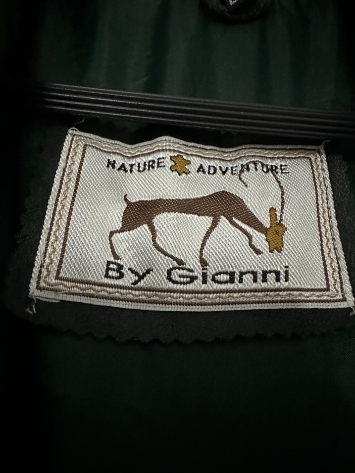 Orjinal Koyu Yeşil Deri Biker Ceket - Görsel 4