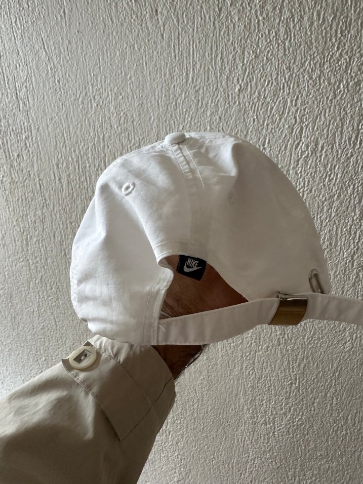 Nike Beyaz Spor Şapka - Görsel 5
