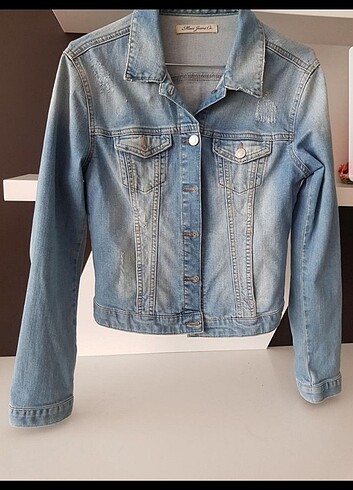 s Beden Mavi jeans kot ceket
