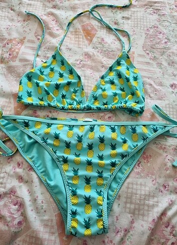 Penti ananaslı bikini takımı