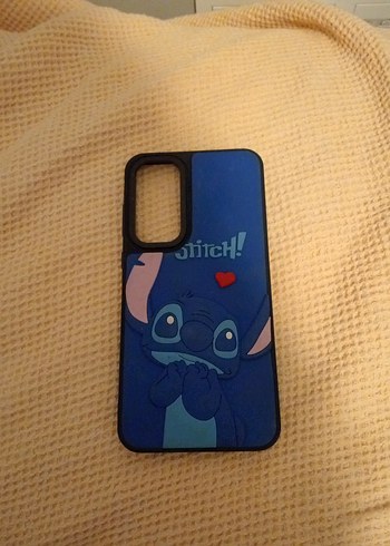 Mavi Stitch Temalı Telefon Kılıfı Velcro