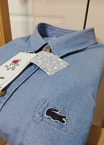 Lacoste ORJİNAL ERKEK LACOSTE GÖMLEK 39 BEDEN s/m