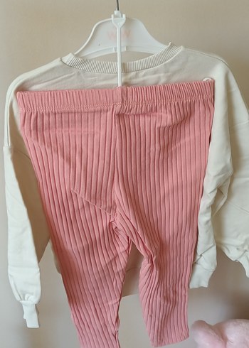 çilek  detayli kız çocuk takım - Görsel 3