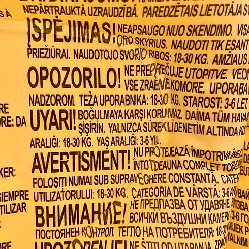  Beden kırmızı Renk Şişme Kolluk Yelek