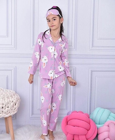 İkili çocuk pijama takımı