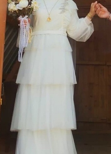 Abiye Tesettür abiye elbise- nikah elbisesi- sünnet anne elbisesi