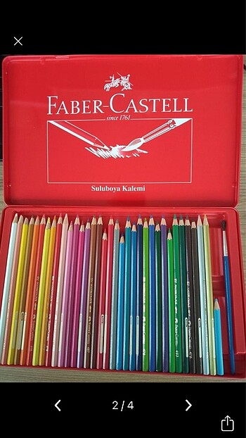 Faber Castel sulu boya kalemi seti