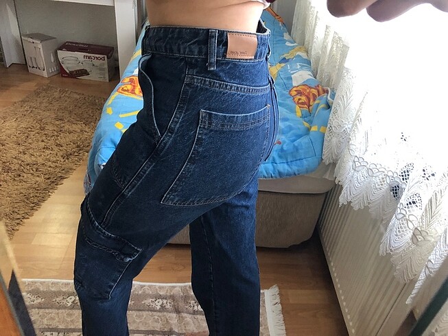 30 Beden lacivert Renk Kot pantolon