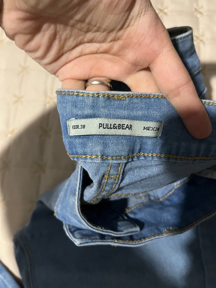 Kadın Mavi Denim Jean - Görsel 2