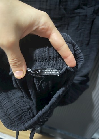 Müslin kadın  Pantolon - Görsel 3