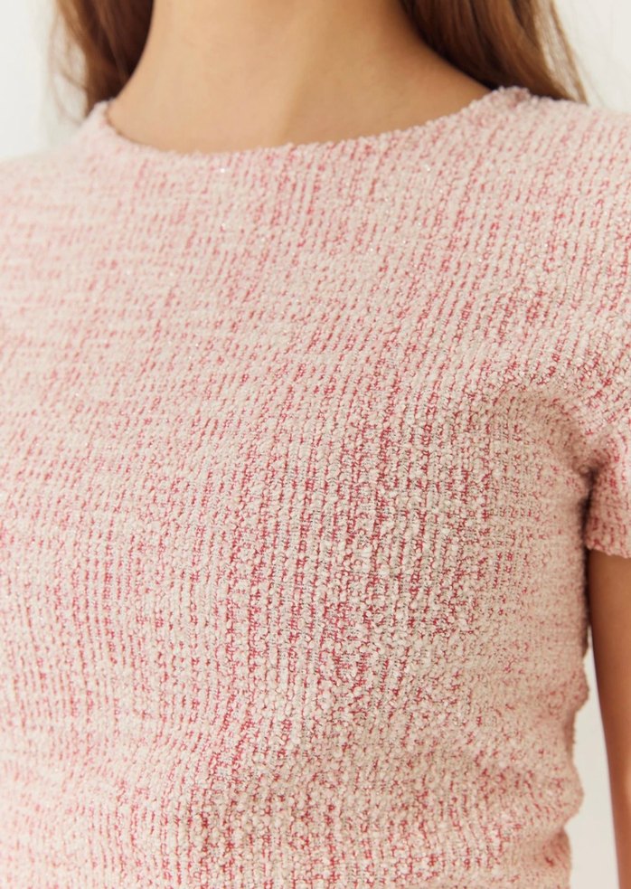 Pembe Midi Tüvit Elbise - Görsel 2