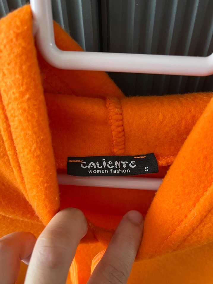 Turuncu Kapüşonlu Rahat Sweatshirt - Görsel 2