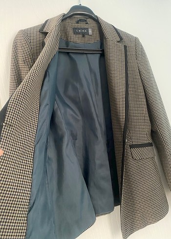 38 Beden kahverengi Renk Kadın Blazer Ceket