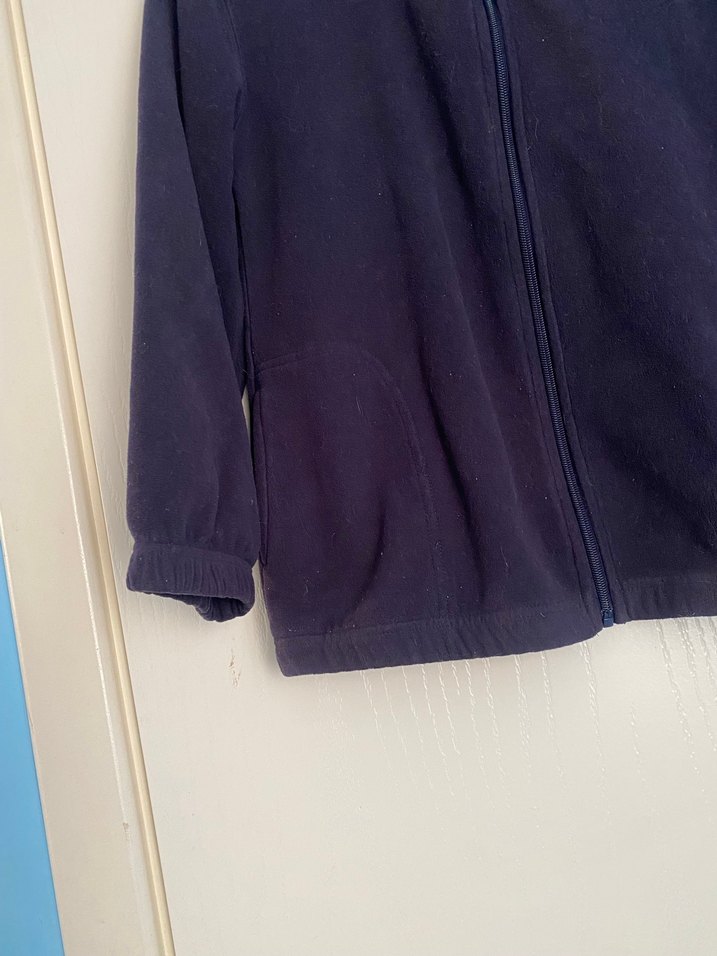 Erkek çocuk Lacivert Fermuarlı Polar Ceket - Görsel 3