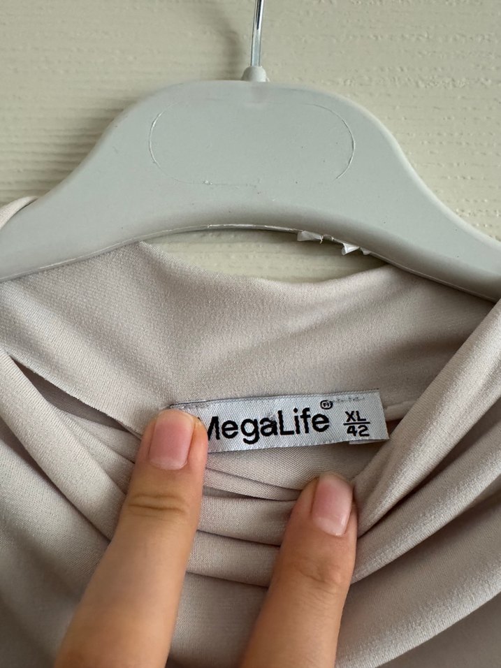 Drapeli KKısa Kollu Bluz - Görsel 5