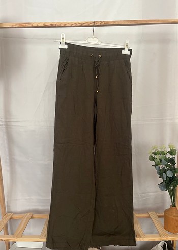 s Beden Kadın Beli Bağcıklı Rahat Pantolon