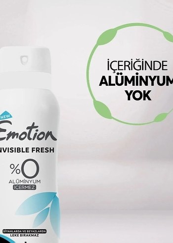Emotion Kadın Deodorant Invisible Fresh 150 ml - Görsel 4