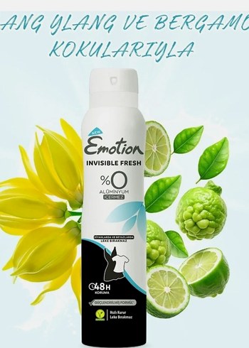 Emotion Kadın Deodorant Invisible Fresh 150 ml - Görsel 2