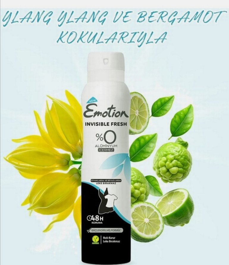 Emotion Kadın Deodorant Invisible Fresh 150 ml - Görsel 2