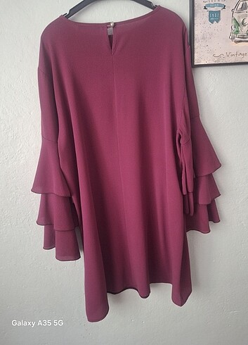 xxl Beden mor Renk KADIN TUNİK MODA MİRA