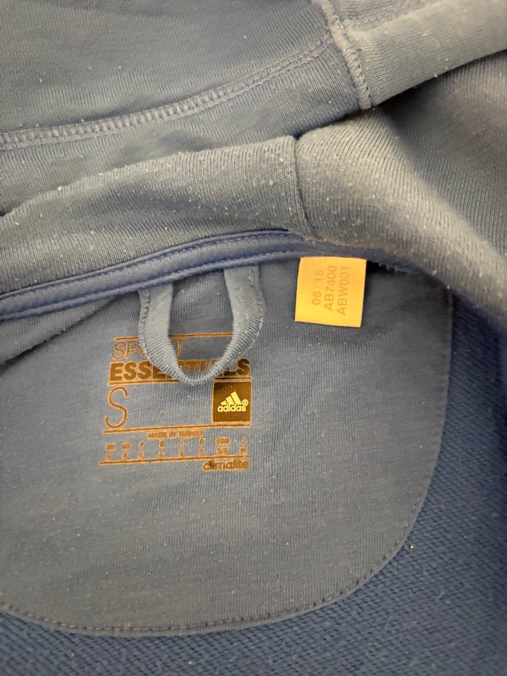 Adidas Mavi Kapüşonlu Spor Sweatshirt — görsel 3/8