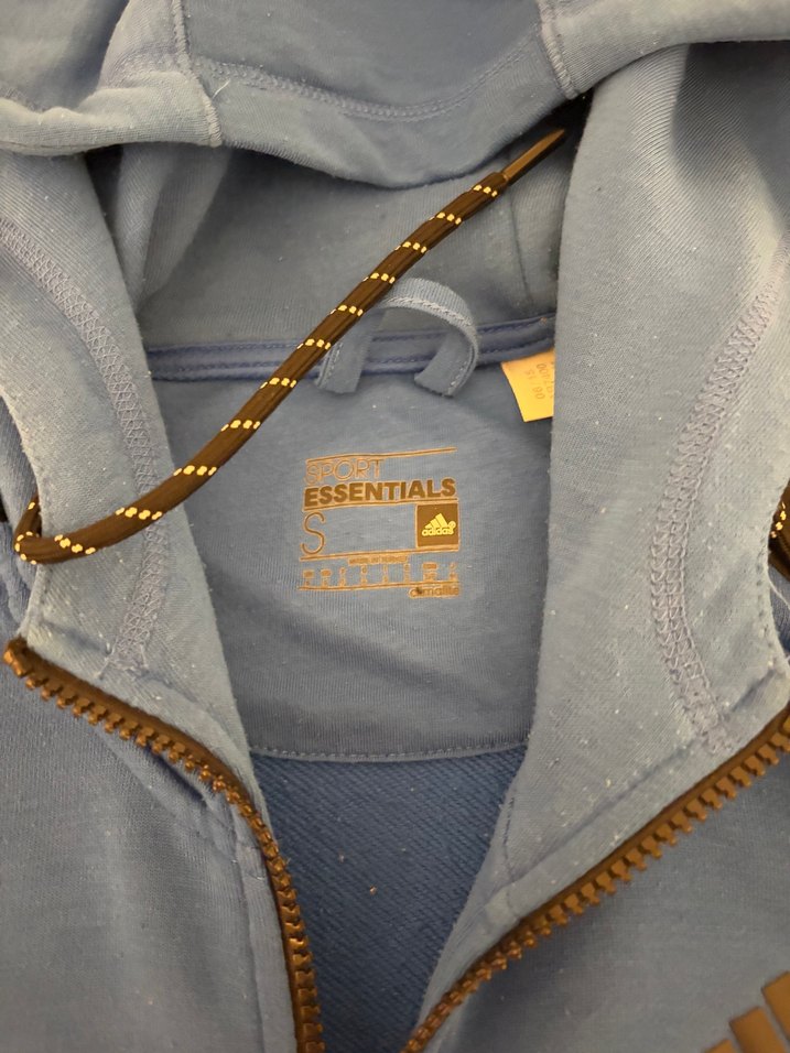 Adidas Mavi Kapüşonlu Spor Sweatshirt — görsel 5/8