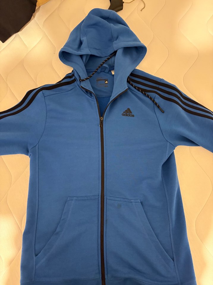 Adidas Mavi Kapüşonlu Spor Sweatshirt — görsel 2/8