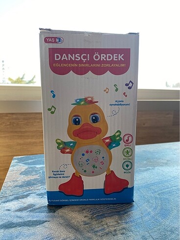 Fisher Price Işıklı Müzikli Dansçı Ördek Oyuncak Sarı