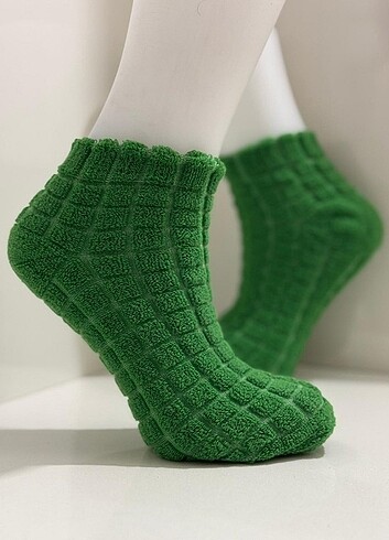 5 çift ters havlu kadın kışlık çorap  - Görsel 6