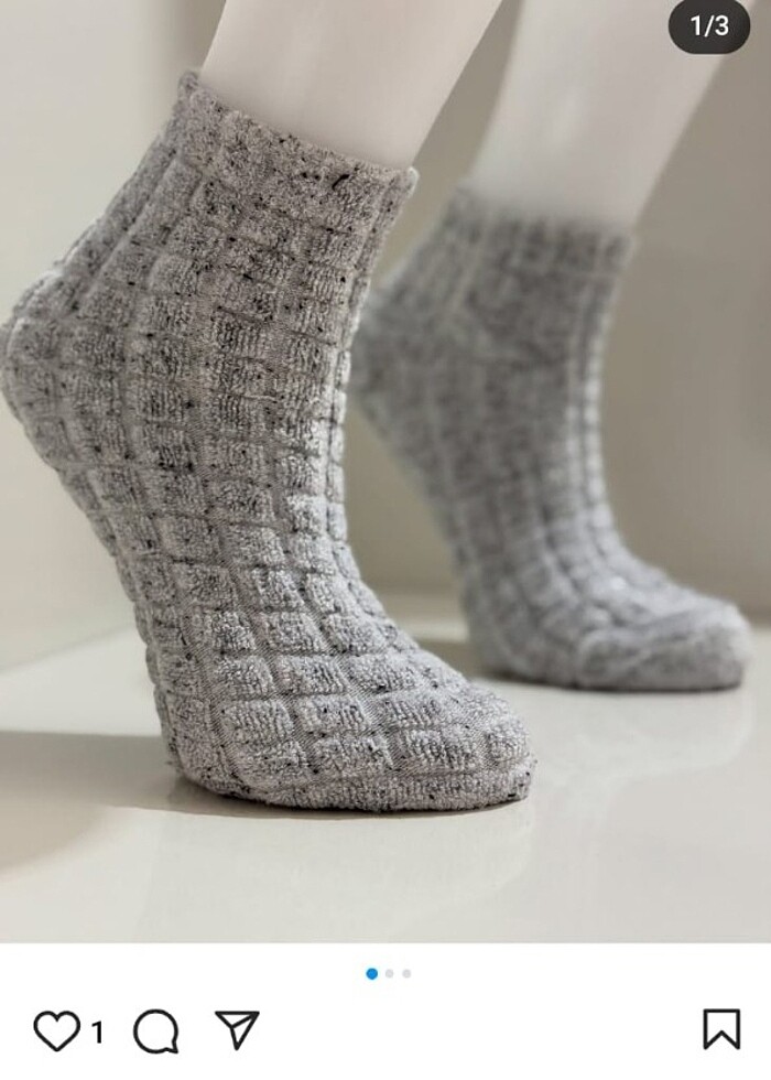 5 çift ters havlu kadın kışlık çorap  - Görsel 2