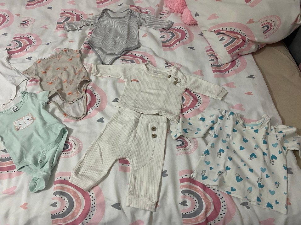 Düğmeli, Baskılı, Kolsuz Bebek Body - Görsel 2