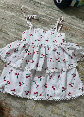 Kız Çocuk Çok Renkli Örme Tayt Seti - Görsel 2