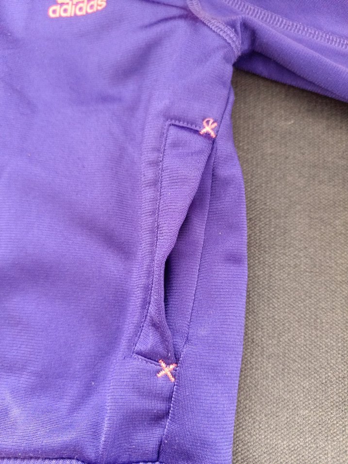 Orijinal Mor Fermuarlı Kız Çocuk Ceket - Görsel 4